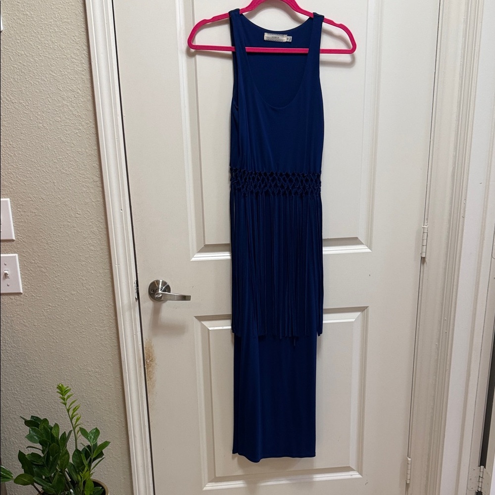 Elegant Blue Maxi Dress
